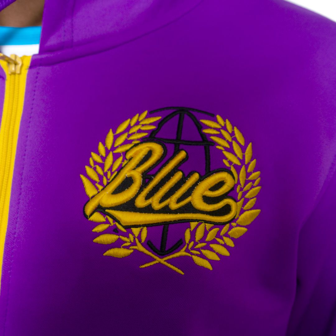 Purple stacked Hoodie Sweatsuits