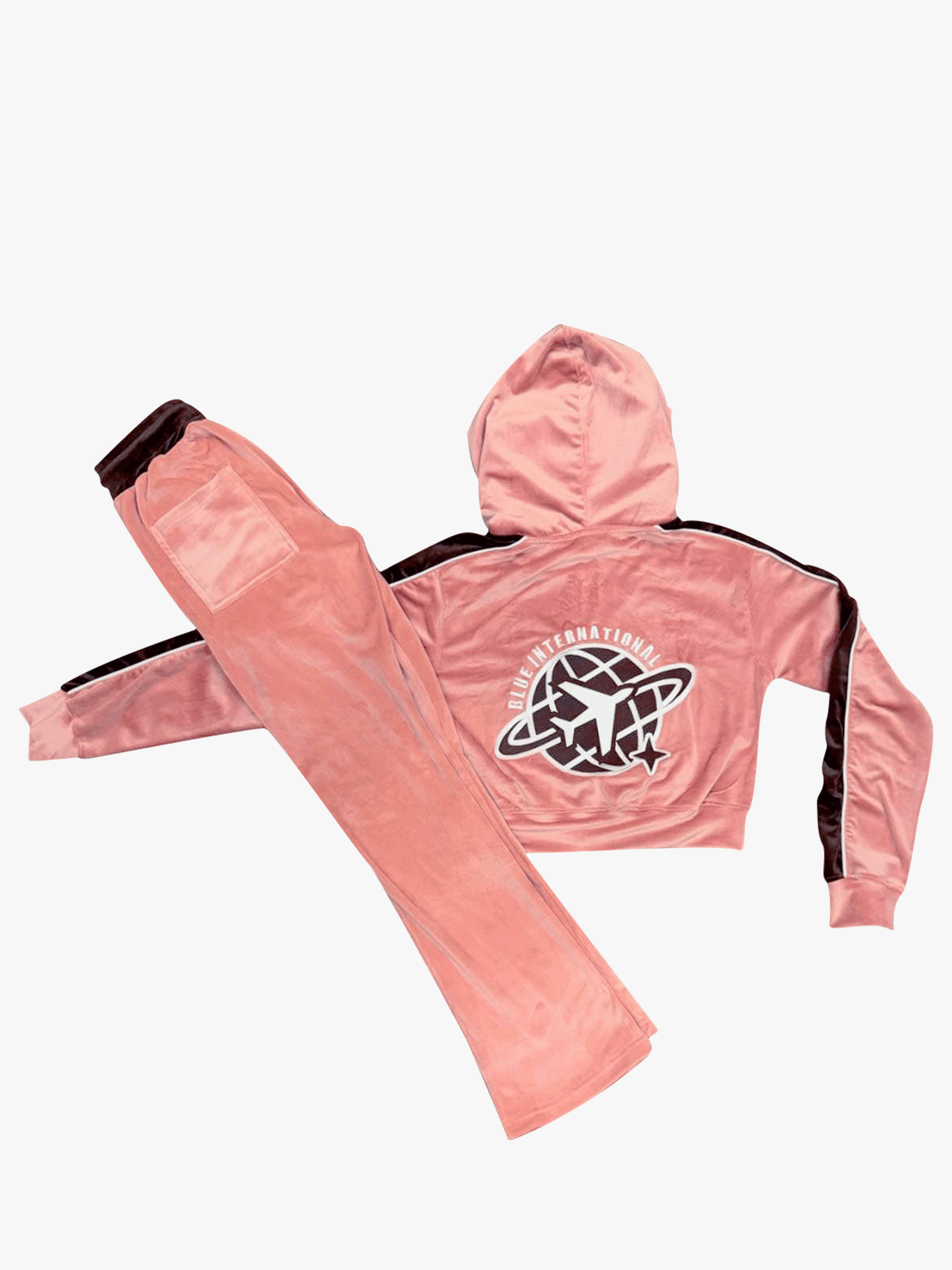 Blue International Velour set