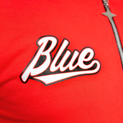 Blue T-shirt Jacket Set