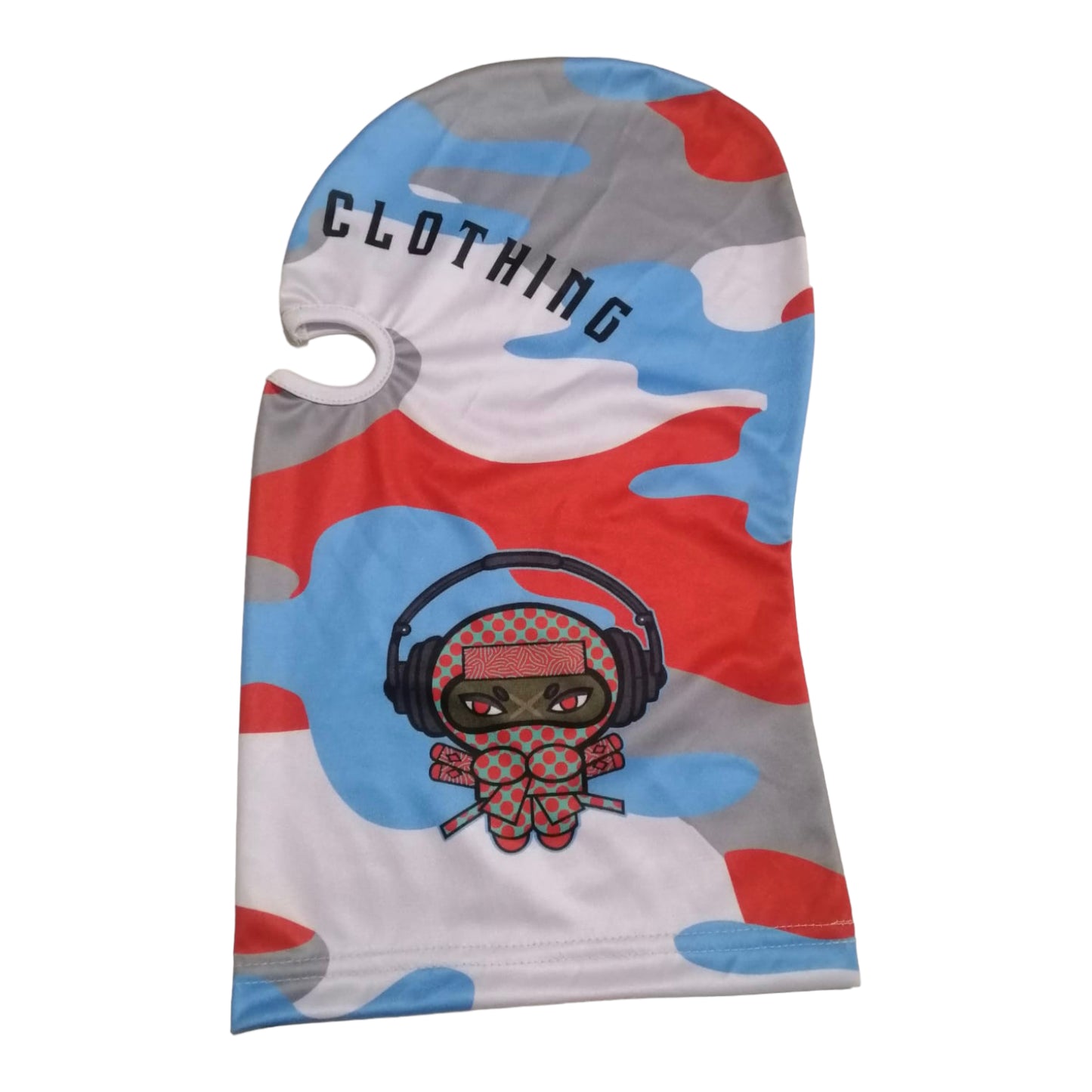 Blue aqua camo Balaclavas