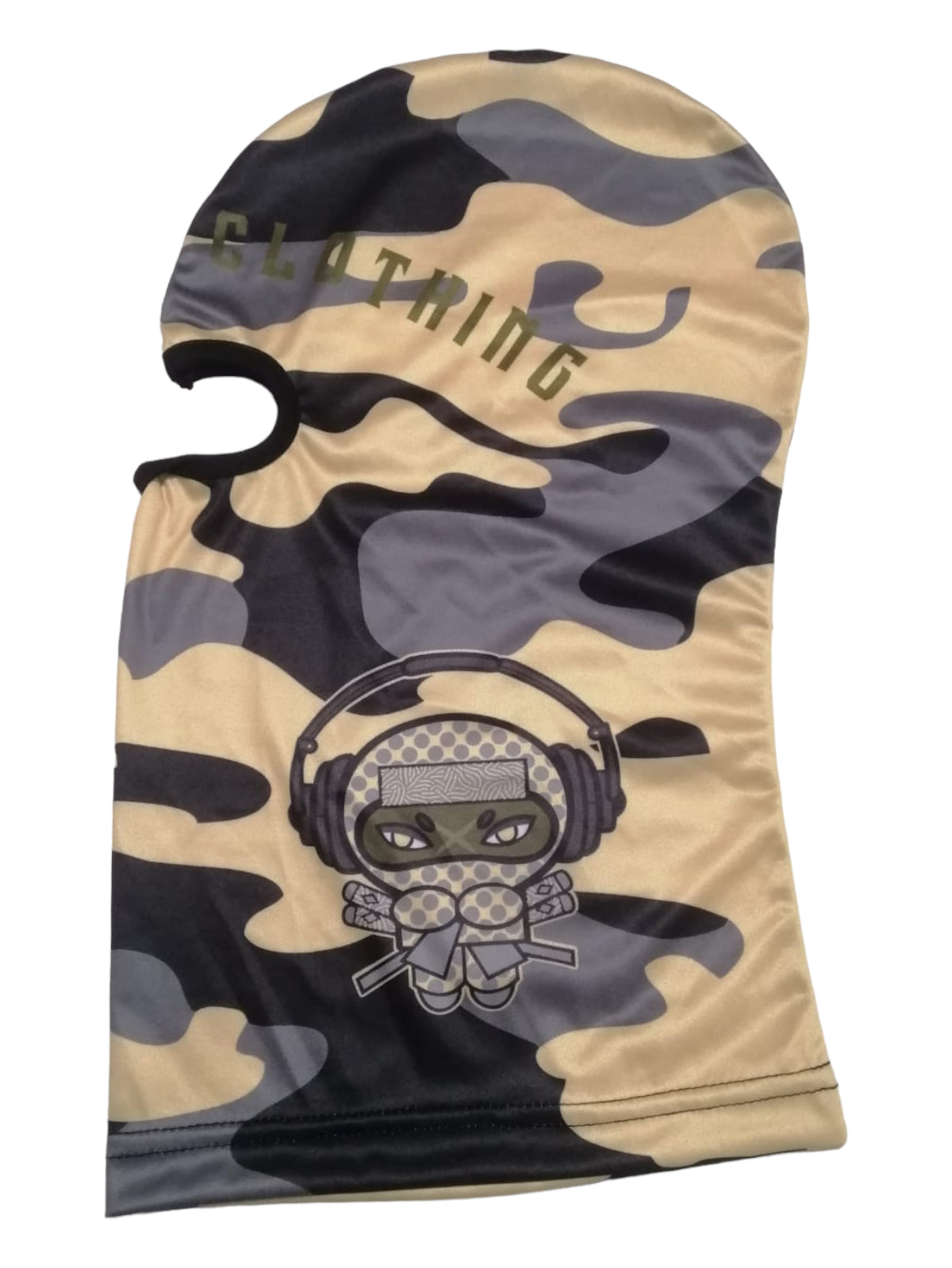 Blue Beige camo Balaclava